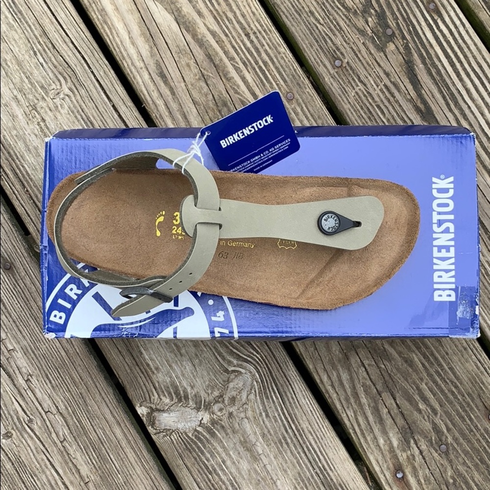 Birkenstock KAIRO 38 Khaki color- Never worn